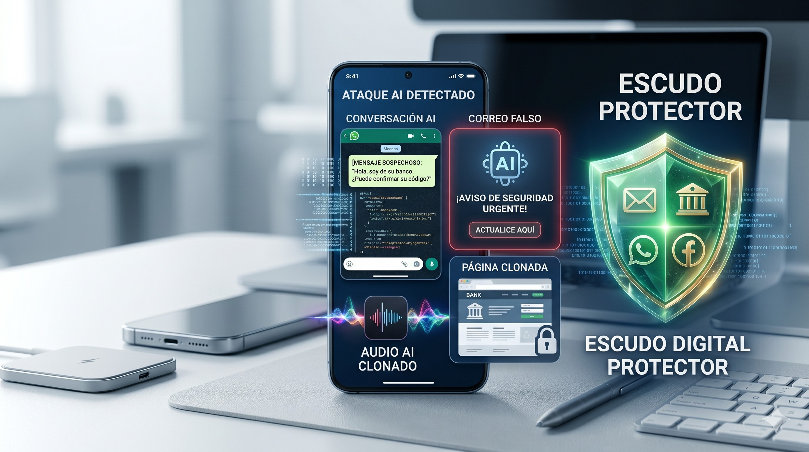 La IA ya se usa para atacar cuentas: guía práctica para protegerte del nuevo phishing