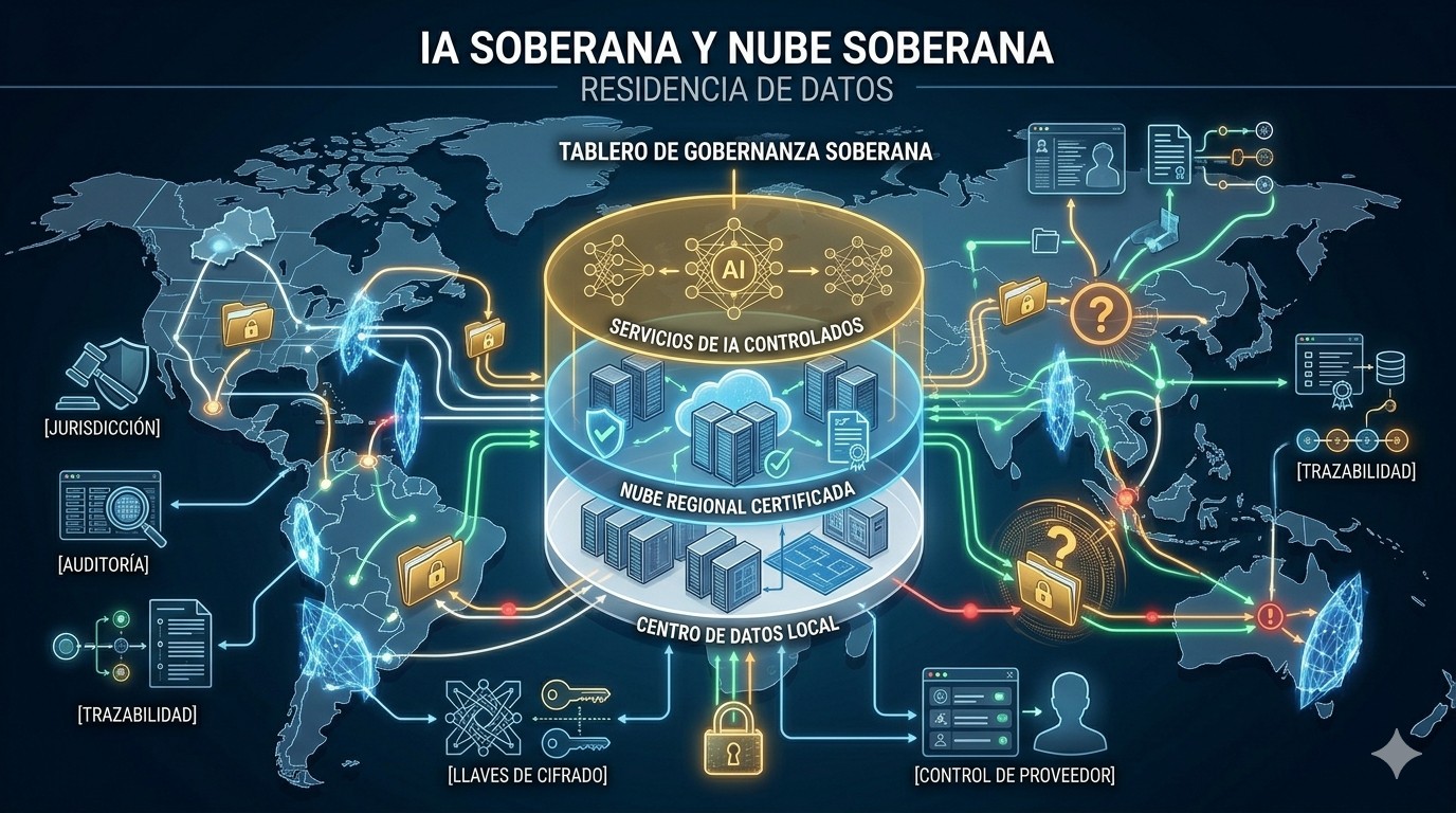 IA soberana y nube soberana: cómo evitar que tus datos sensibles pierdan jurisdicción, control y trazabilidad