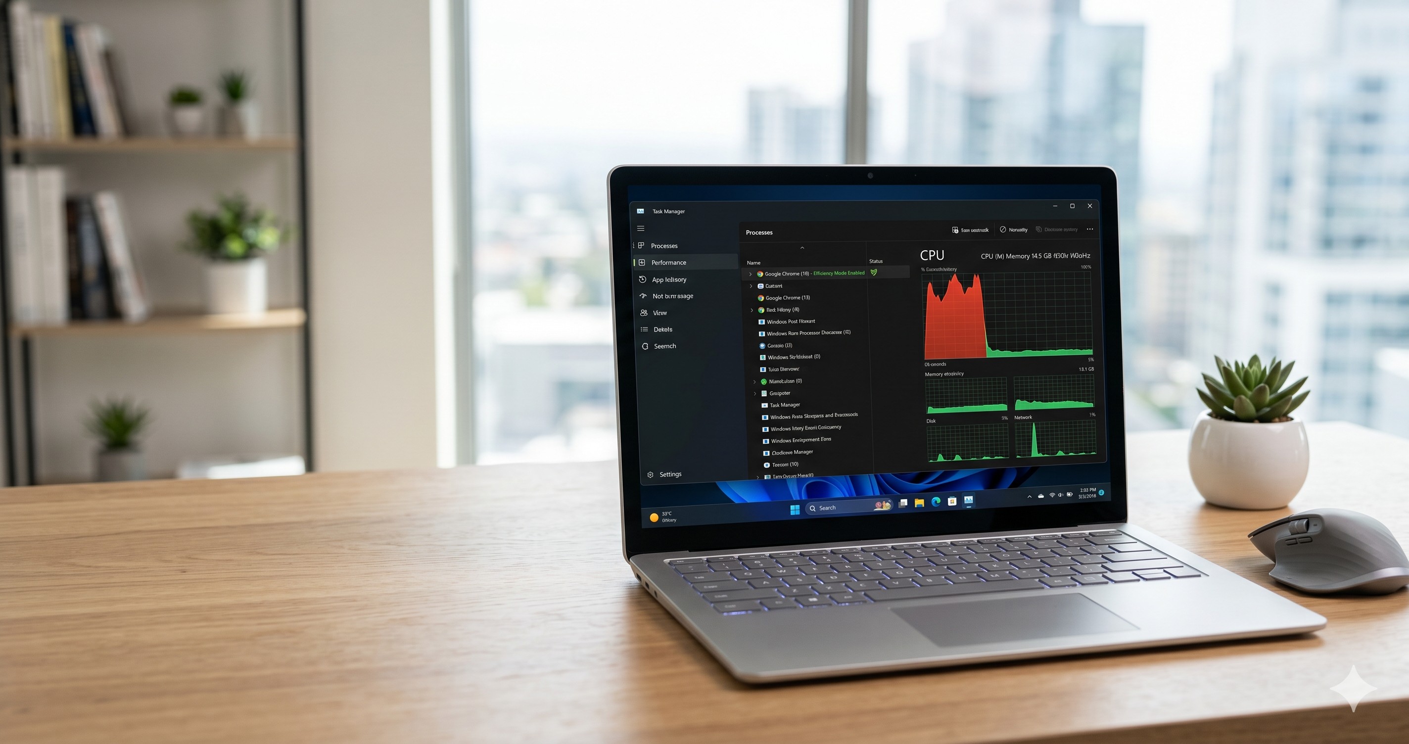 Modo eficiencia en Windows 11: qué hace realmente, cuándo usarlo y por qué a veces no aparece